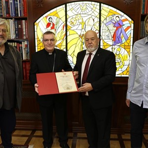 Kardinal Bozanić primio delegaciju Hrvatskoga nacionalnog vijeća Crne Gore